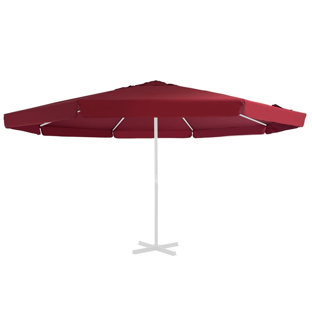 VidaXL Ersatztuch für Sonnenschirm 500 cm Bordeauxrot