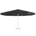 VidaXL Ersatzbezug für Sonnenschirm 515 cm Schwarz