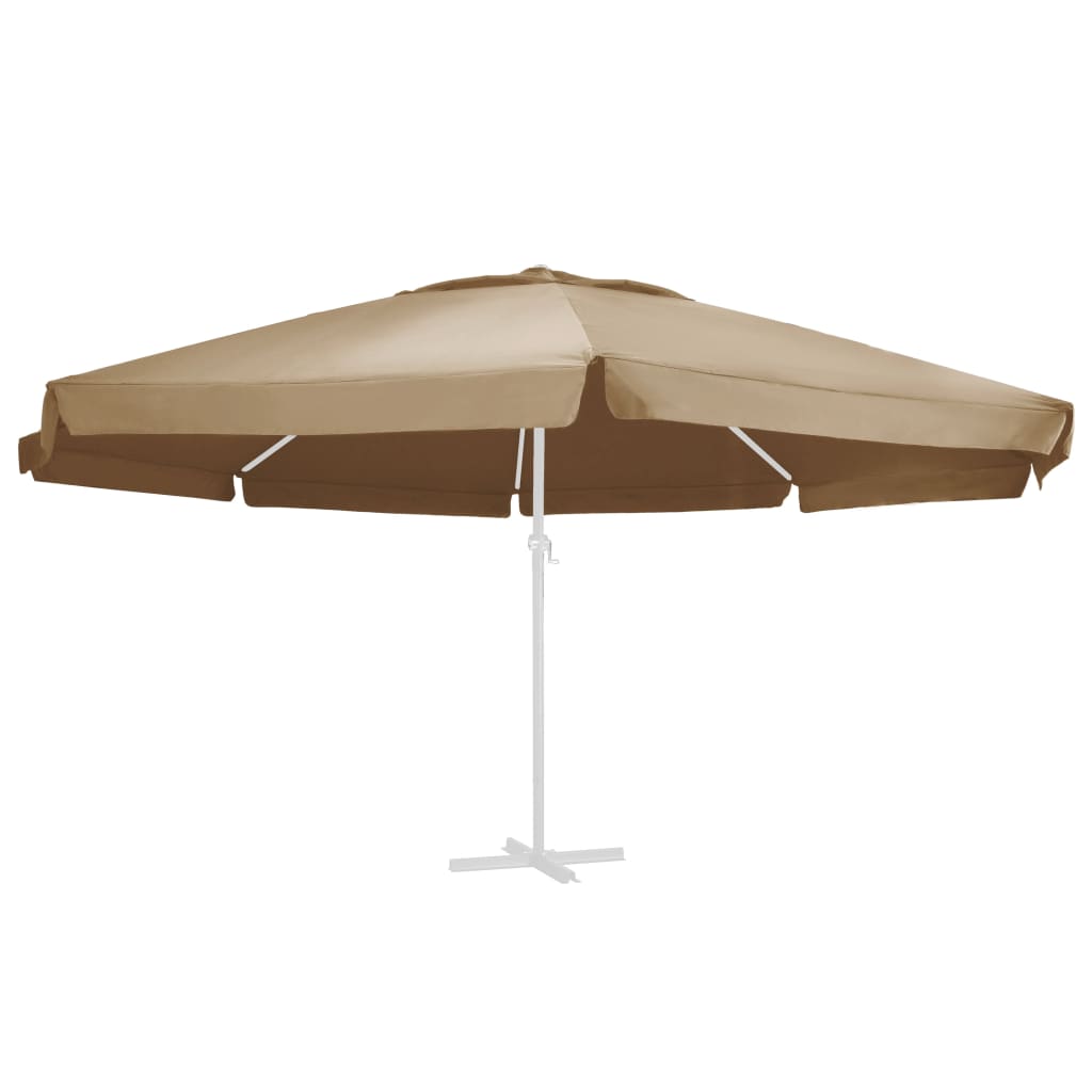 VidaXL Ersatztuch für Sonnenschirm 600 cm Taupe