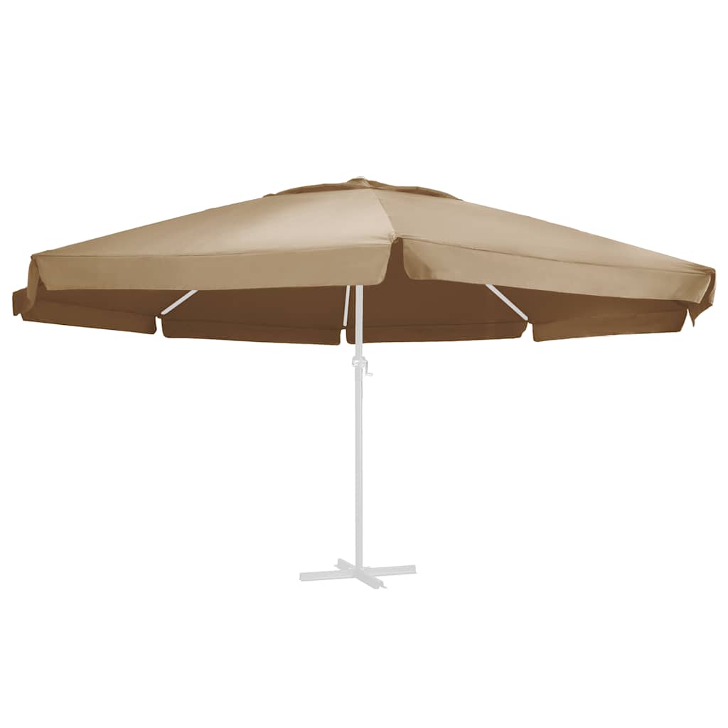 Vidaxl vervangingsdoek voor parasol 610 cm taupe