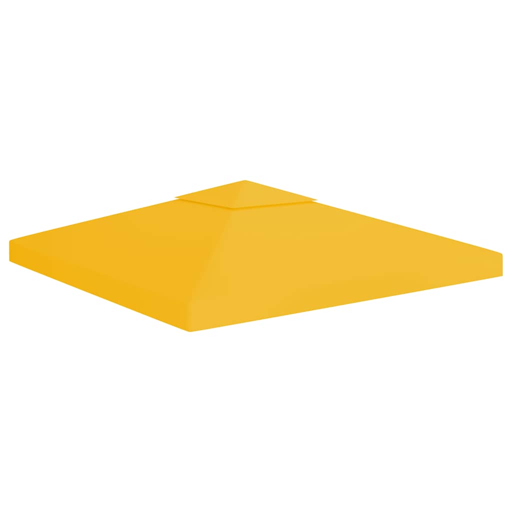 VidaXL Pavillondach, 2-stufig, 310 g/m², 3x3 m, Gelb