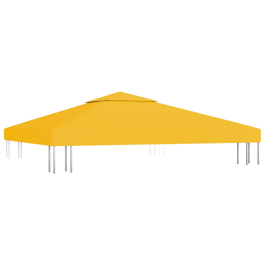 VidaXL Pavillondach, 2-stufig, 310 g/m², 3x3 m, Gelb