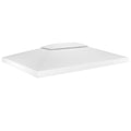 Vidaxl prieeldak 2-laags 310 g m² 4x3 m wit