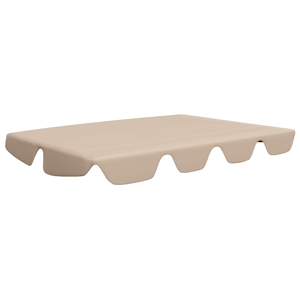 VidaXL Ersatzdach für Schaukelbank 188 168x145 110 cm Beige