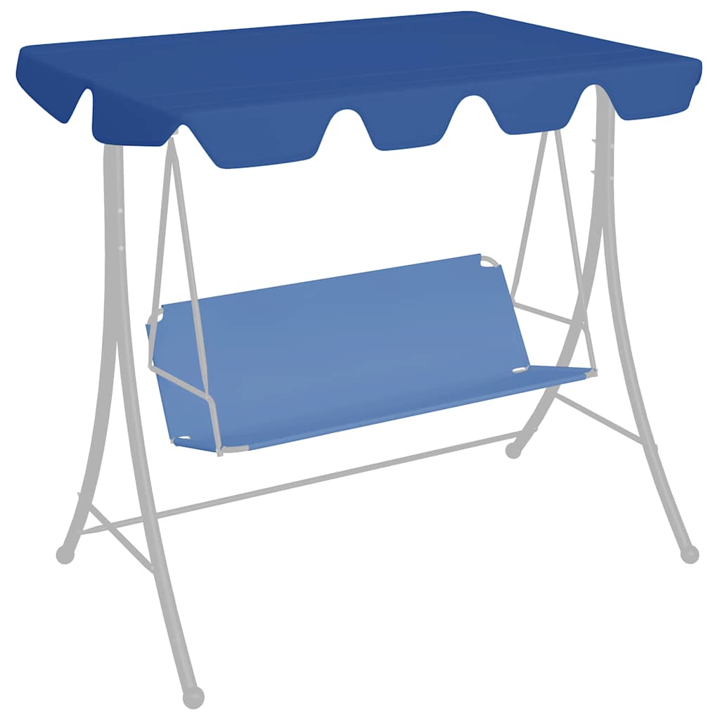 VidaXL Ersatzdach für Schaukelbank 188 168x145 110 cm Blau