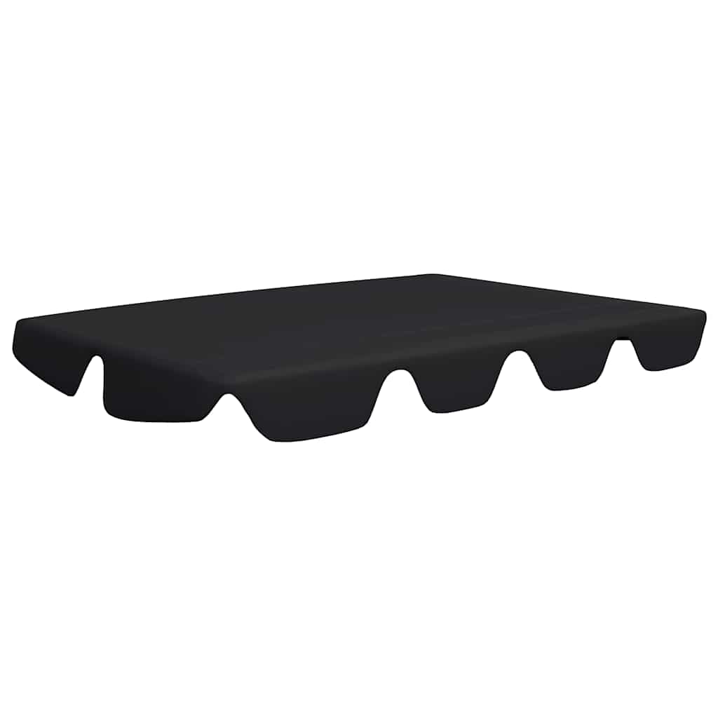 VidaXL Ersatzdach für Schaukelbank 188 168x145 110 cm Schwarz