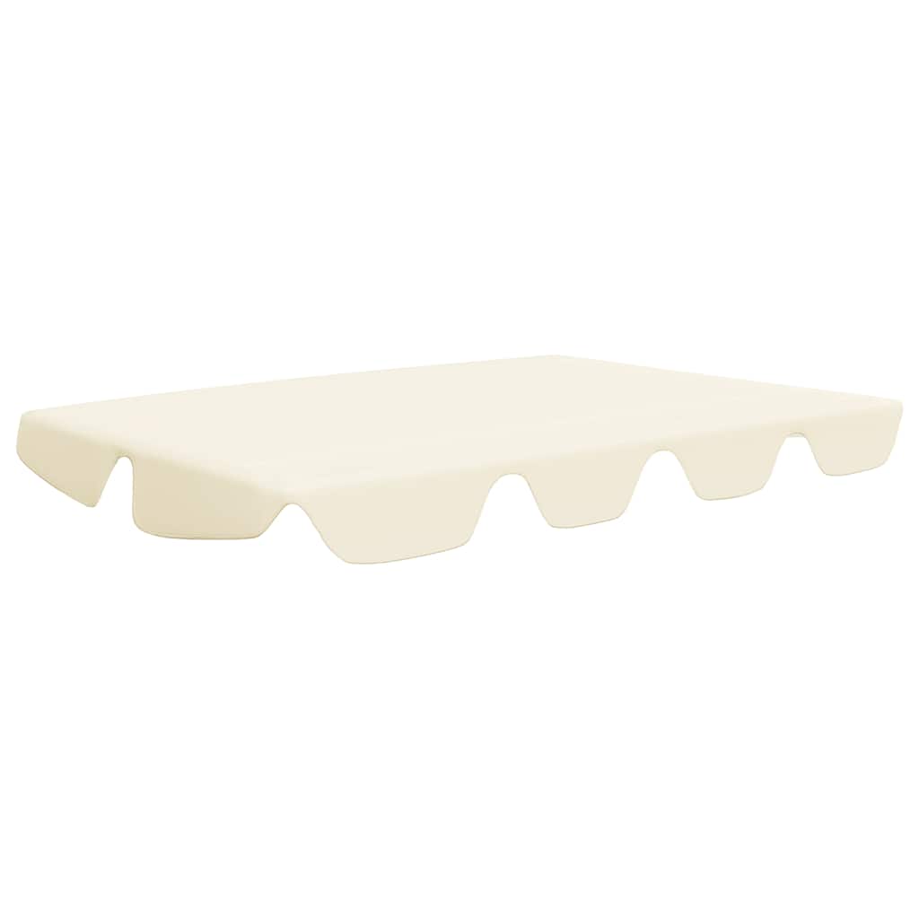 VidaXL Ersatzdach für Schaukelbank 150 130x105 70cm Creme