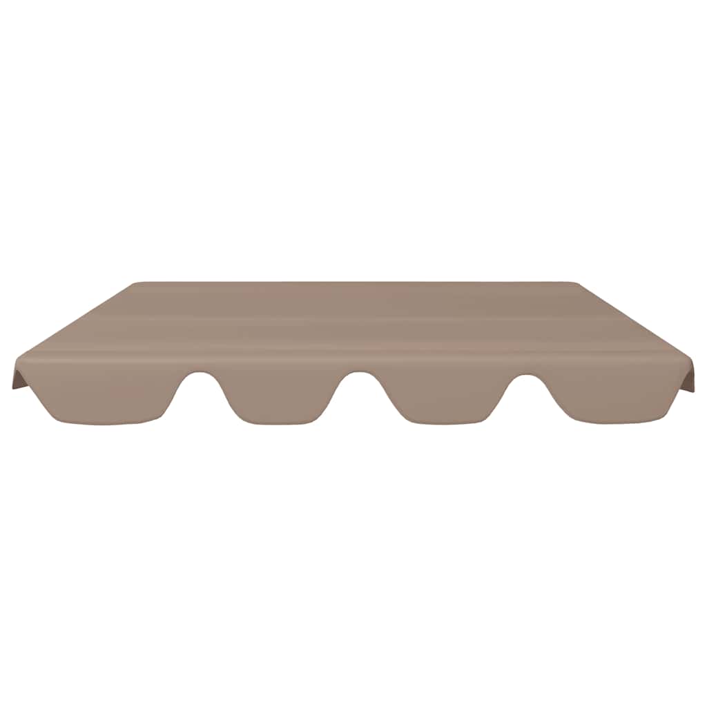 VidaXL Ersatzdach für Schaukelbank 150 130x105 70 cm Taupe