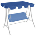 Vidaxl vervangingsluifel voor schommelbank 150 130x105 70 cm blauw