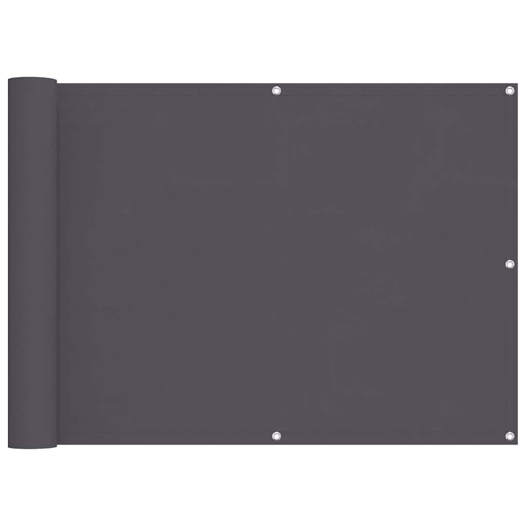 VidaXL Balkon-Sichtschutz 75x300 cm Oxford-Gewebe Anthrazit