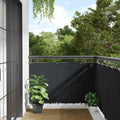 VidaXL Balkon-Sichtschutz 90x500 cm Oxford-Gewebe Anthrazit