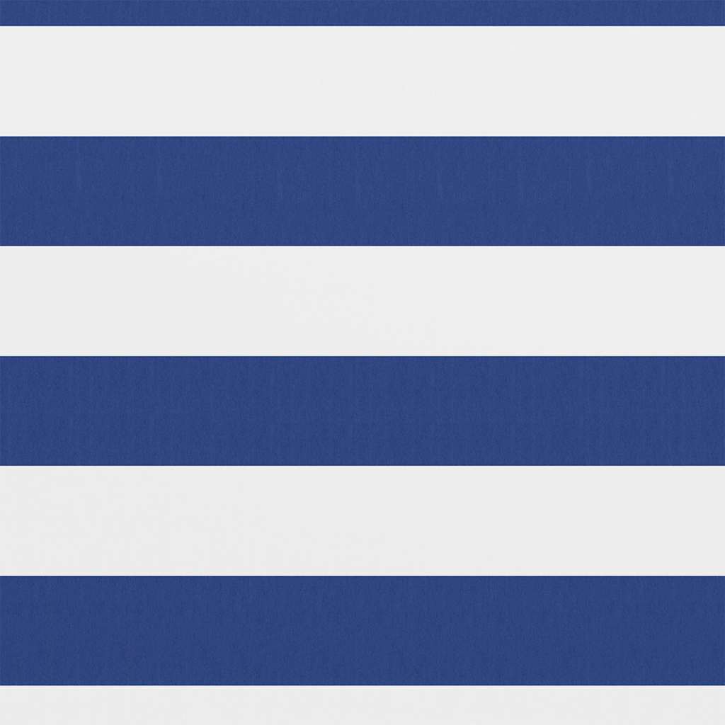 Vidaxl balkonscherm 90x400 cm oxford stof wit en blauw