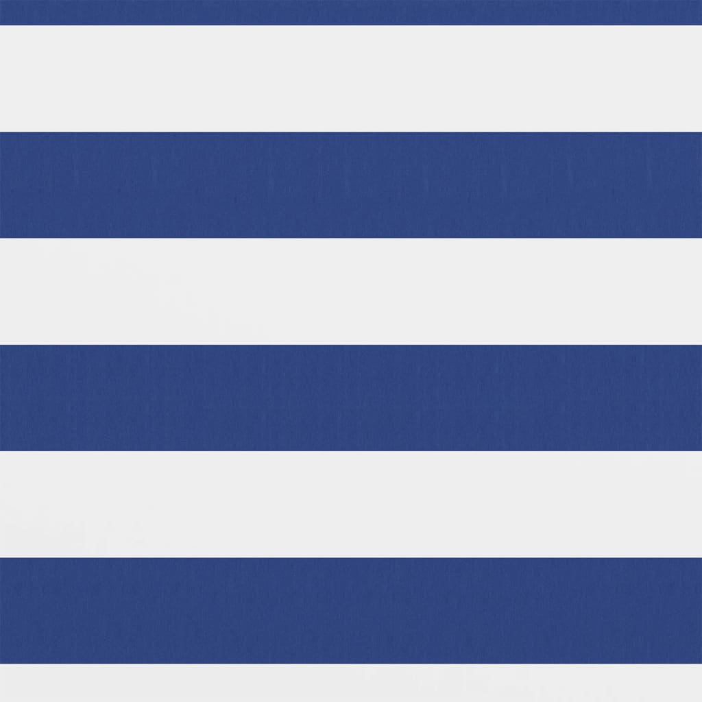 Vidaxl balkonscherm 120x300 cm oxford stof wit en blauw
