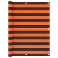 VidaXL Balkon-Sichtschutz 120x300 cm Oxford-Gewebe, orange und braun