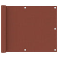 Vidaxl balkonscherm 75x300 cm oxford stof terracotta