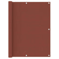 Vidaxl balkonscherm 120x400 cm oxford stof terracotta