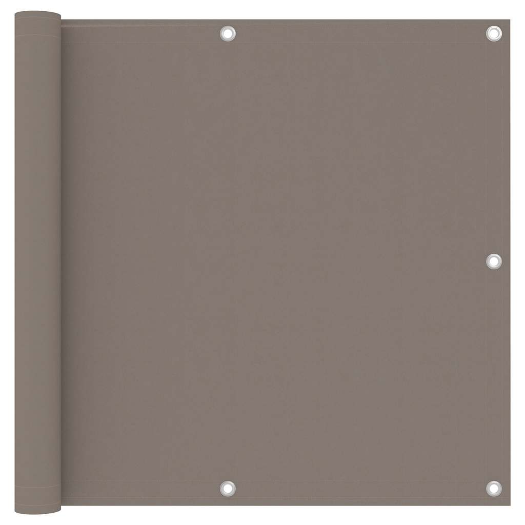 Vidaxl balkonscherm 90x300 cm oxford stof taupe