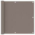 Vidaxl balkonscherm 90x300 cm oxford stof taupe
