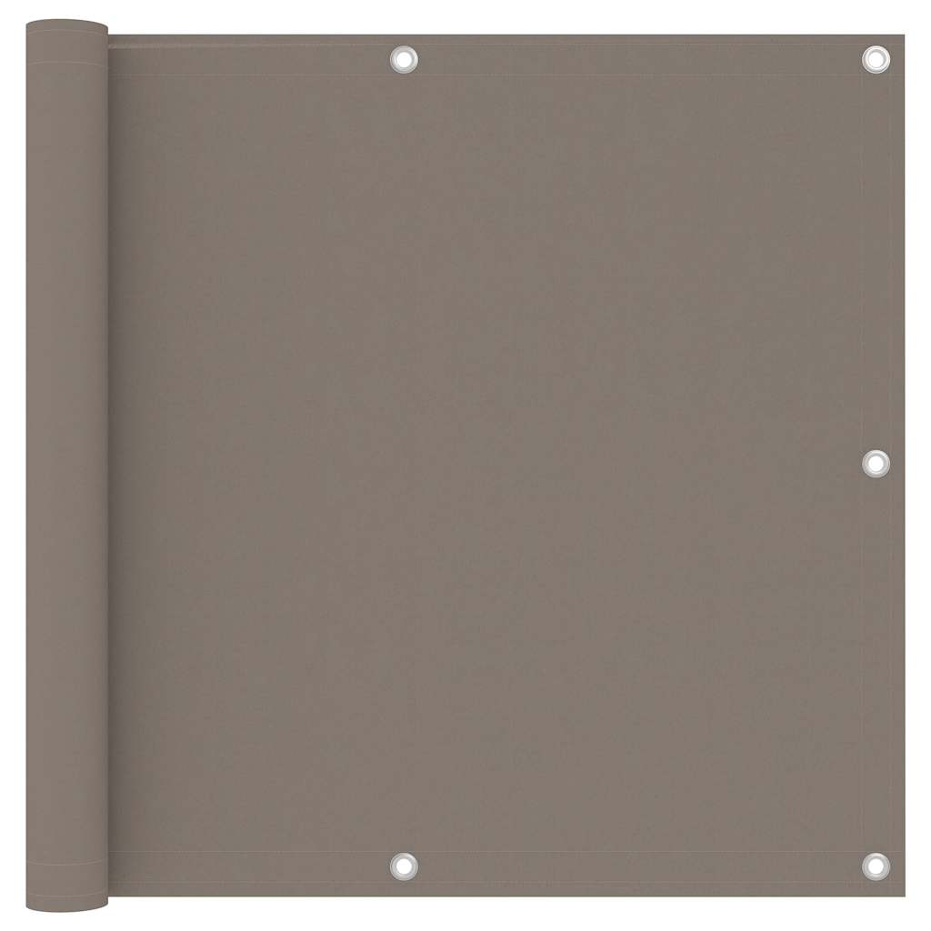Vidaxl balkonscherm 90x300 cm oxford stof taupe
