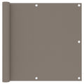 Vidaxl balkonscherm 90x600 cm oxford stof taupe