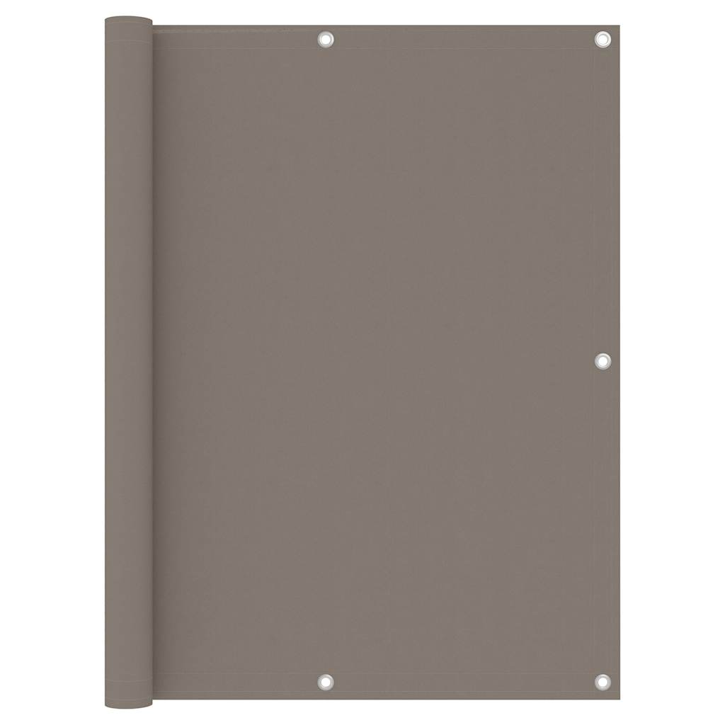Vidaxl balkonscherm 120x300 cm oxford stof taupe