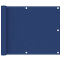 VidaXL Balkon-Sichtschutz 75x500 cm Oxford-Gewebe Blau