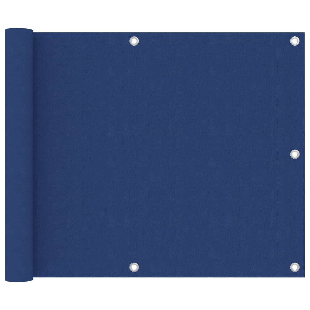 VidaXL Balkon-Sichtschutz 75x500 cm Oxford-Gewebe Blau