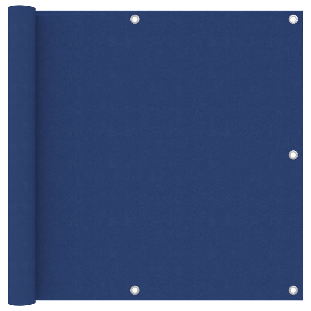 Vidaxl balkonscherm 90x600 cm oxford stof blauw
