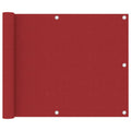 VidaXL Balkon-Sichtschutz 75x500 cm Oxford-Gewebe Rot