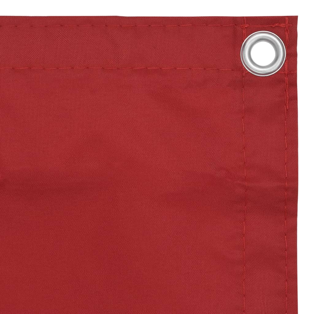 VidaXL Balkon-Sichtschutz 75x500 cm Oxford-Gewebe Rot