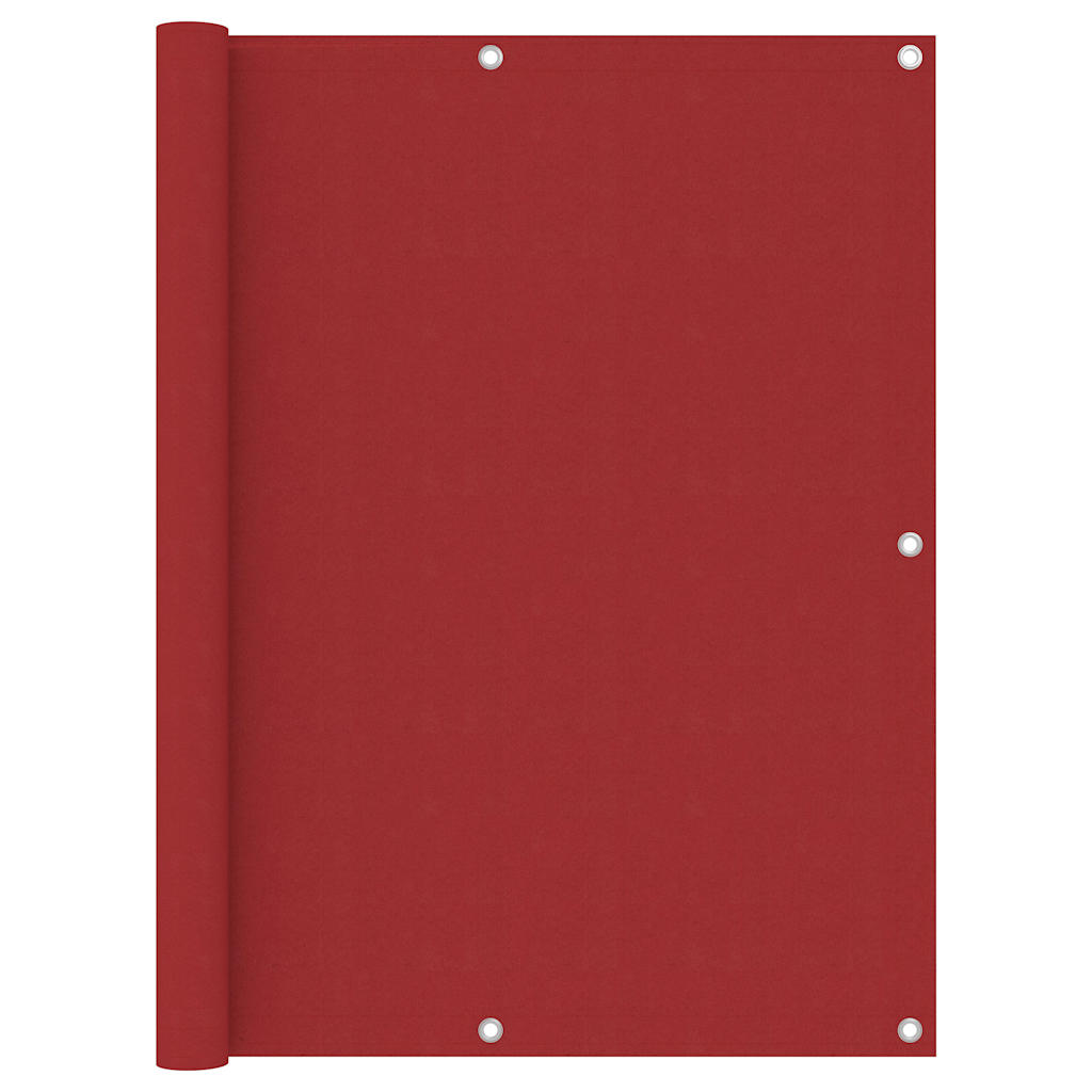 VidaXL Balkon-Sichtschutz 120x400 cm Oxford-Gewebe Rot