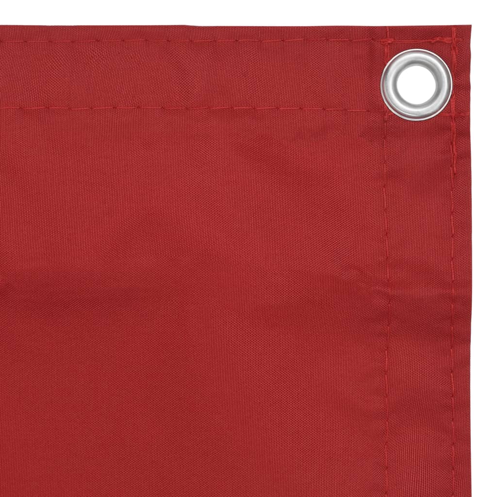 VidaXL Balkon-Sichtschutz 120x400 cm Oxford-Gewebe Rot