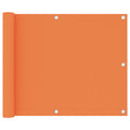 Vidaxl balkonscherm 75x300 cm oxford stof oranje