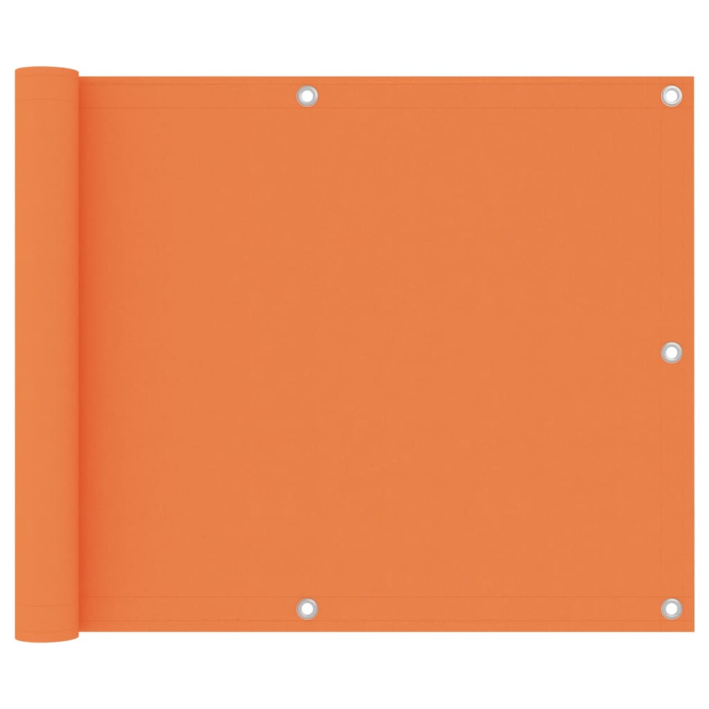 VidaXL Balkon-Sichtschutz 75x500 cm Oxford-Gewebe Orange