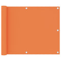 Vidaxl balkonscherm 75x600 cm oxford stof oranje