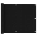 Vidaxl balkonscherm 75x600 cm oxford stof zwart
