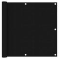Vidaxl balkonscherm 90x400 cm oxford stof zwart