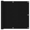Vidaxl balkonscherm 90x600 cm oxford stof zwart