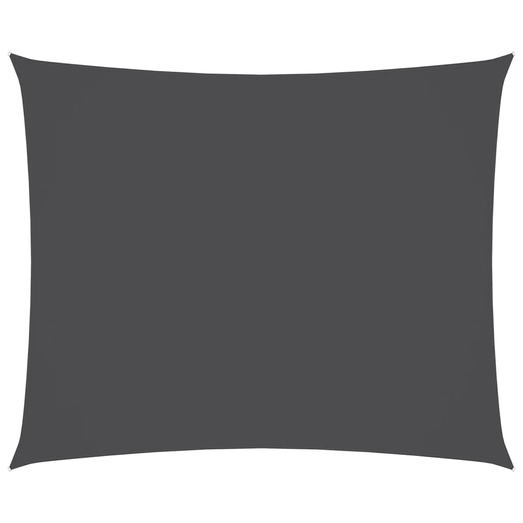 VidaXL Rechteckiger Sonnenschutz 2,5 x 3,5 m Oxford-Gewebe Anthrazit