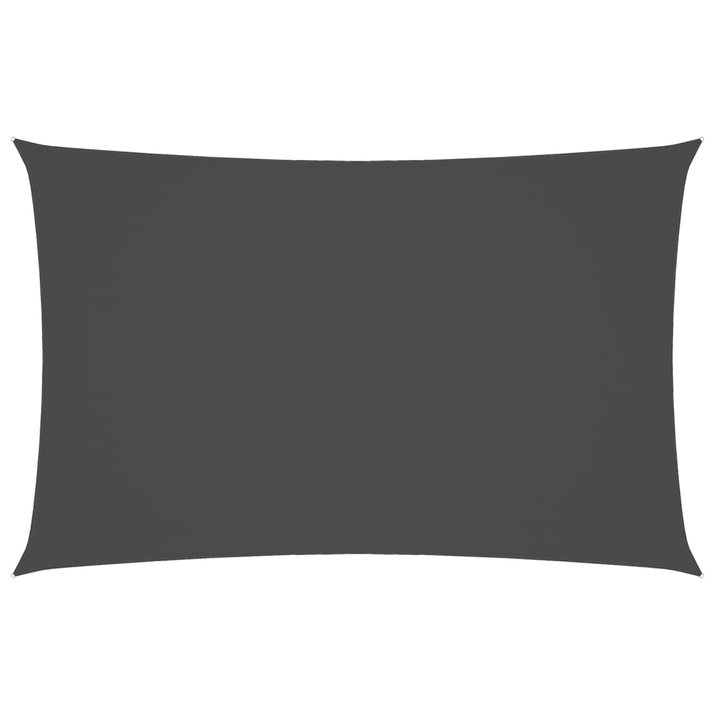 VidaXL Rechteckiger Sonnenschutz 2,5 x 5 m Oxford-Gewebe Anthrazit