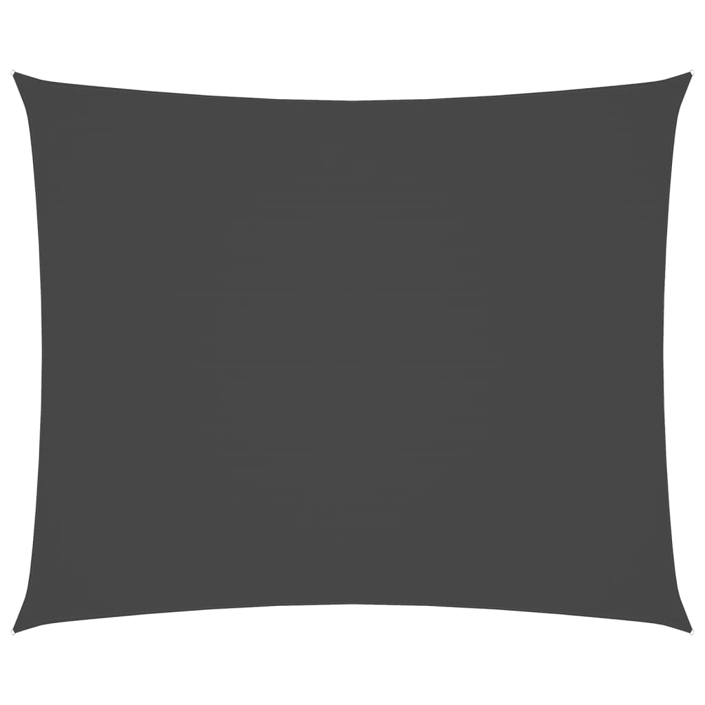 VIDAXL Sonnenschutz Rechteckig 6x7 m Oxford-Gewebe anthrazit - geliert