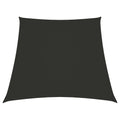 VidaXL Trapez-Sonnensegel 3,5 x 4 m, Oxford-Gewebe, Anthrazit