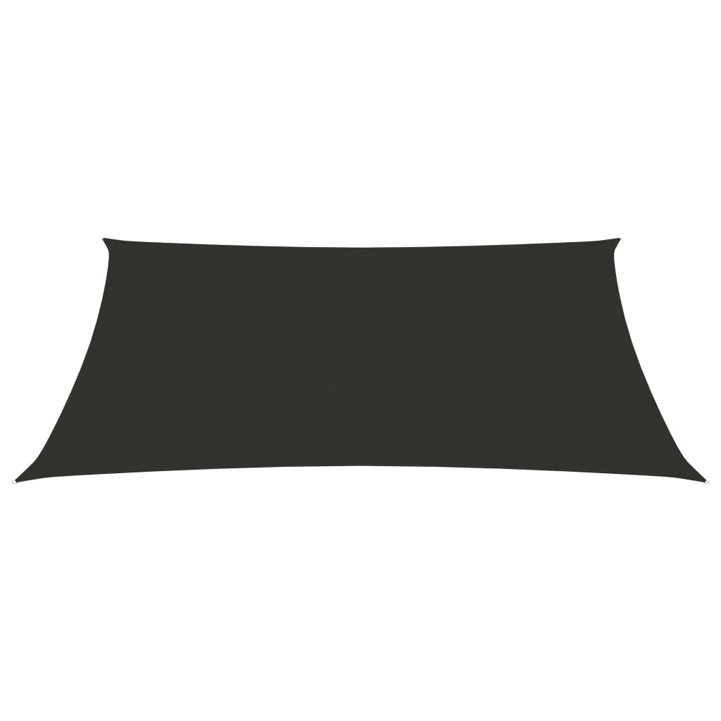 VidaXL Trapez-Sonnensegel 3,5 x 4 m, Oxford-Gewebe, Anthrazit
