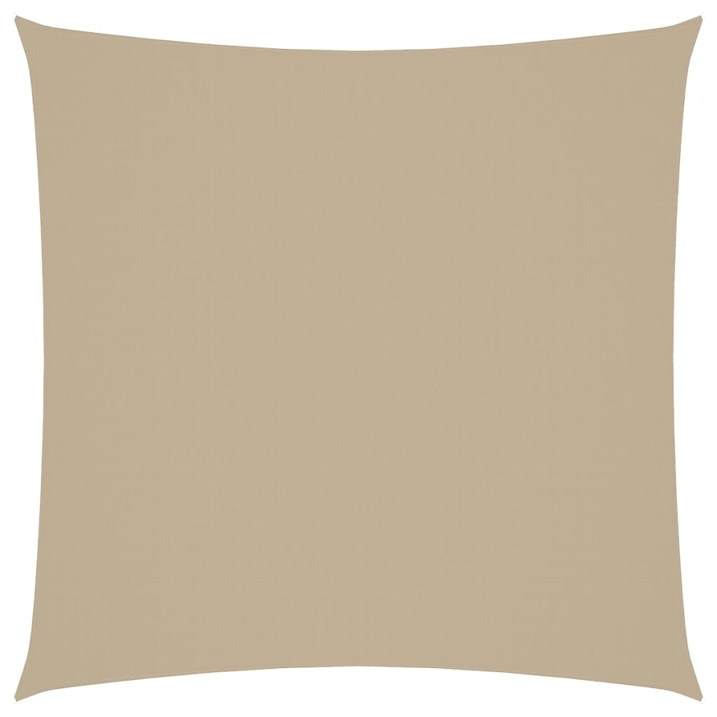 VidaXL Quadratischer Sonnenschutz 5x5 m Oxford-Gewebe Beige