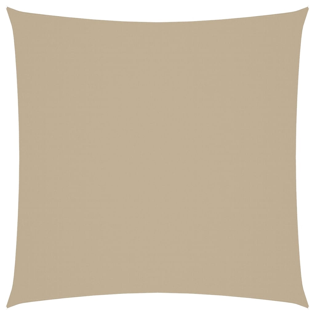 VidaXL Sonnenschutz quadratisch 7x7 m Oxford-Gewebe Beige