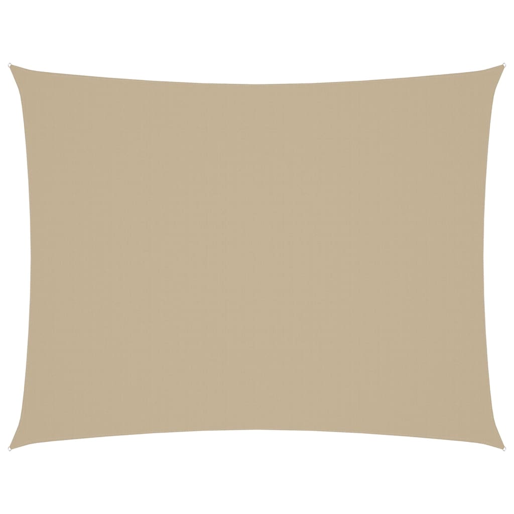 VidaXL Rechteckiger Sonnenschutz 2x3 m Oxford-Gewebe Beige