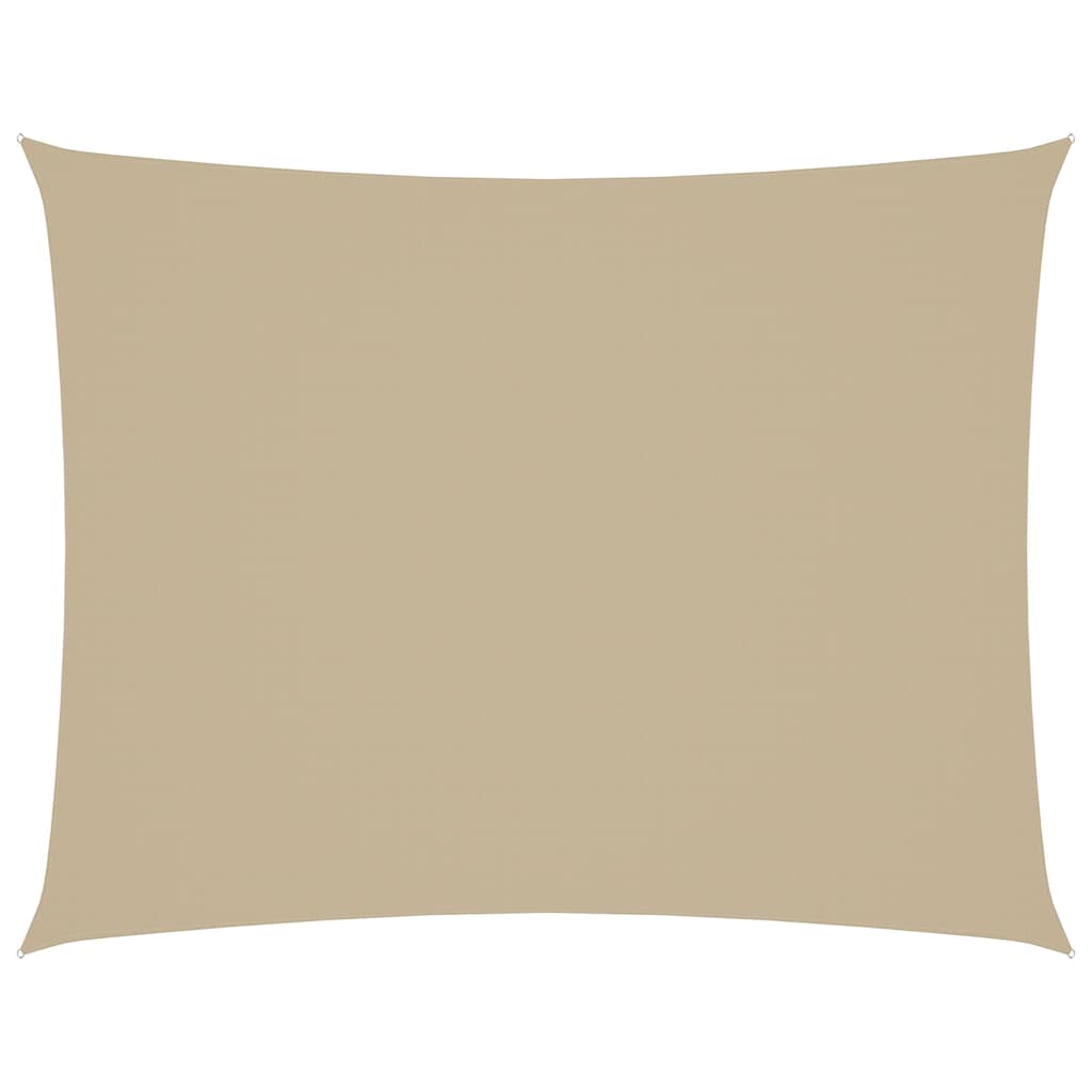 VidaXL Rechteckiger Sonnenschutz 2x3,5 m Oxford-Gewebe Beige