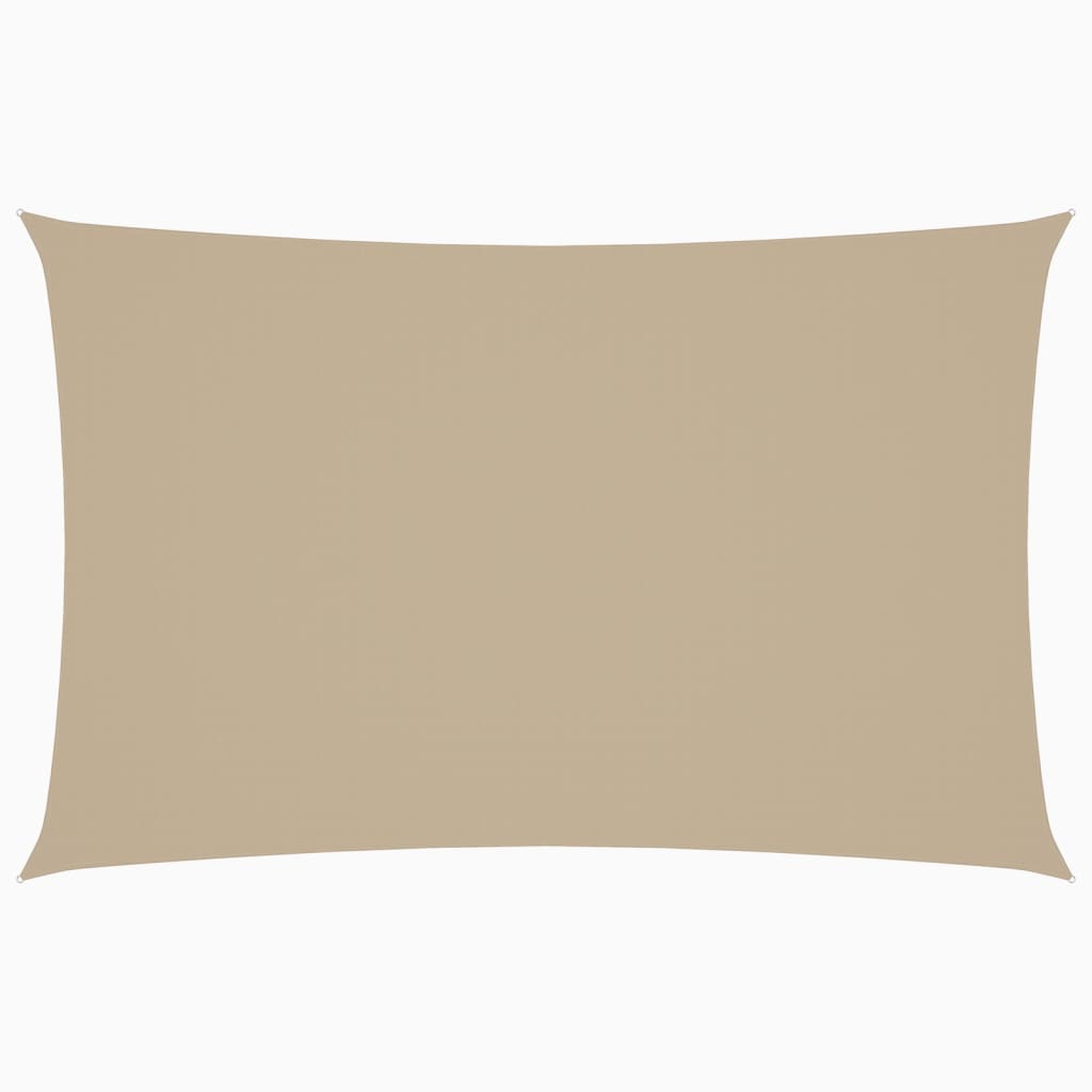 VidaXL Rechteckiger Sonnenschutz 2x4,5 m Oxford-Gewebe Beige