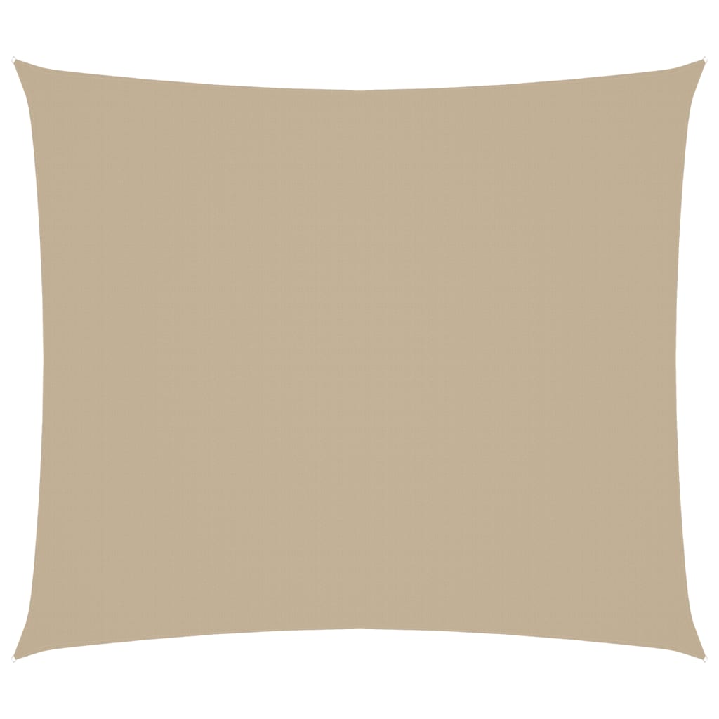 VidaXL Rechteckiger Sonnenschutz 2,5 x 3 m Oxford-Gewebe Beige