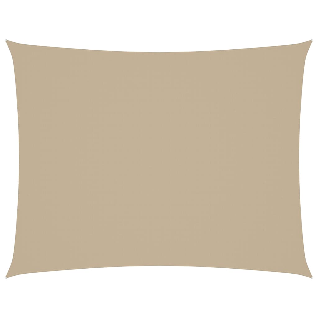 VidaXL Rechteckiger Sonnenschutz 2,5 x 4 m Oxford-Gewebe Beige